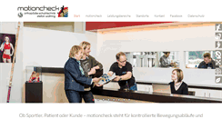 Desktop Screenshot of motioncheck.de